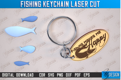 Fishing Keychain | Keychain Inscriptions | Gift for Fisherman | CNC