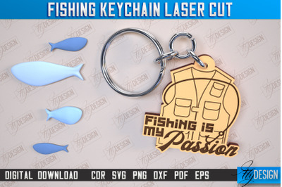 Fishing Keychain | Keychain Inscriptions | Gift for Fisherman | CNC