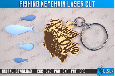 Fishing Keychain | Keychain Inscriptions | Gift for Fisherman | CNC