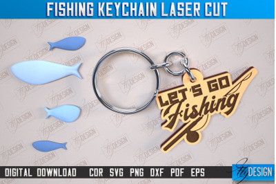 Fishing Keychain | Keychain Inscriptions | Gift for Fisherman | CNC