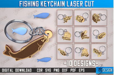 Fishing Keychain Bundle| Keychain Inscriptions | Gift Fisherman | CNC