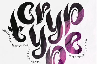 Cryptype - Modern Blackletter Font