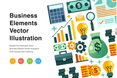 Business Element Vector Illustration