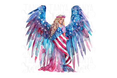 American Mama, Sublimation PNG Shirt Design, 4th of July