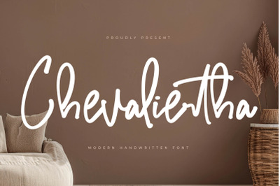 Chevaliertha - Modern Handwritten Font