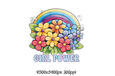 Rainbow Flower Power