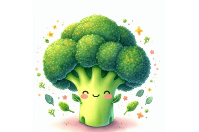 A bundle of 4 Happy broccoli