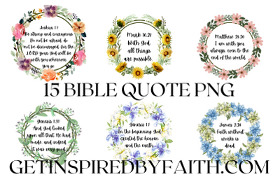 15 BIBLE VERSE QUOTE PNG