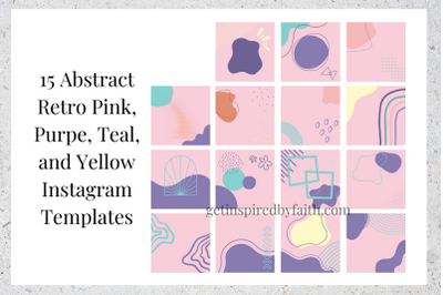15 Abstract Retro Instagram Backgrounds