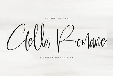 Gella Romane - Modern Handwritten