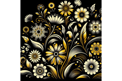 A bundle  of 4 utiful flower patternutiful flower pattern