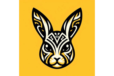 A bundle of te Animal tribal face bunny