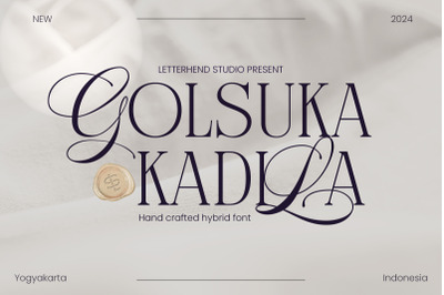 Golsuka Kadila - Hand Crafted Hybrid Font