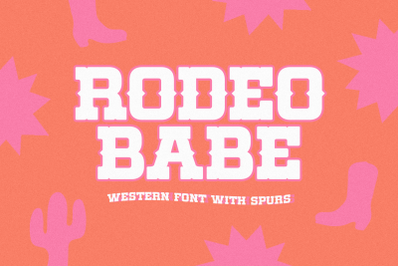 Rodeo Babe - Western Spur Font
