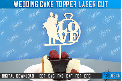 Wedding Cake Topper | Cake Decoration | Anniversary | Cupcake Topper