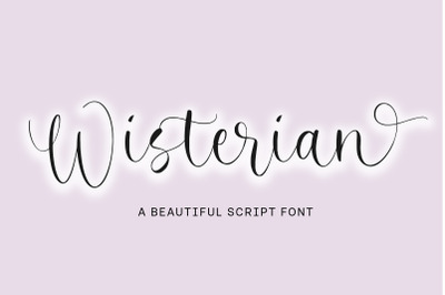 Wisterian Beautiful Script Font