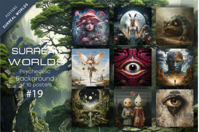 Bundle Surreal worlds 19. Psychedelic.