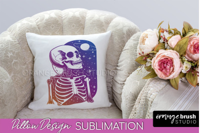 Boho Mystical Pillow Cover, Celestial Pillow Sublimation