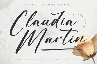 Claudia Martin - Modern Handwritten Freestyle