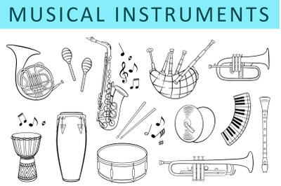 Set of Vector Musical Instruments