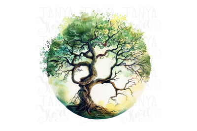 Tree of Life Sublimation Design | Printable Planner Sticker