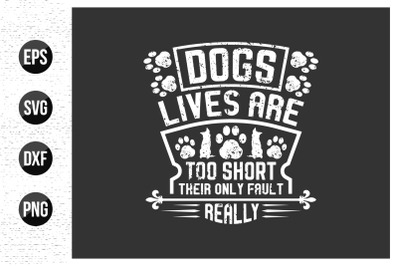 Dog typographic t shirt design vector