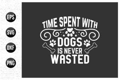 Dog typographic t shirt design vector - dog lover t shirt design.