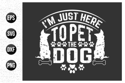 Dog typographic t shirt design vector - dog lover t shirt design.