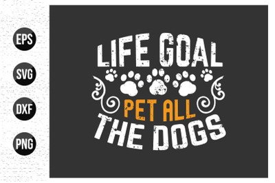 Dog typographic t shirt design vector - dog lover t shirt design.