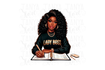 Boss Lady, Birthday Queen, Sublimation Design