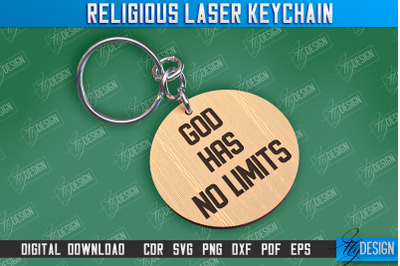 Religious Laser Keychain | Christian Phrases | Keychain Inscription