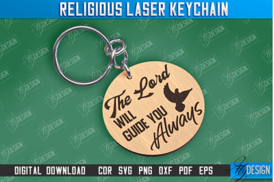 Religious Laser Keychain | Christian Phrases | Keychain Inscription