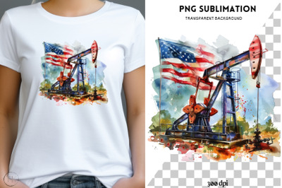 Sublimation Oilfield, Planner Stickers &amp; Wall Art Digital File