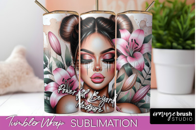 Affirmation Tumbler Wrap, Inspirational Tumbler Sublimation