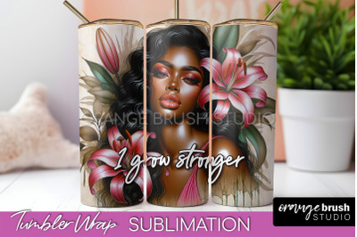 Affirmation Tumbler Wrap, Inspirational Tumbler Sublimation