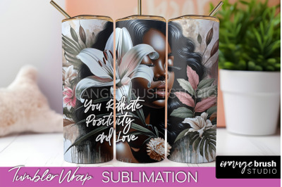 Affirmation Tumbler Wrap, Inspirational Tumbler Sublimation