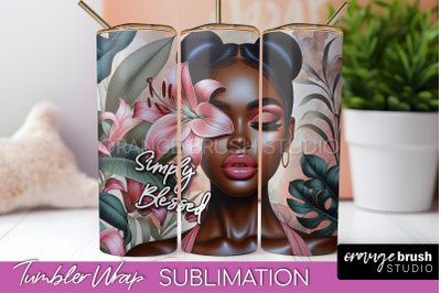 Affirmation Tumbler Wrap, Inspirational Tumbler Sublimation