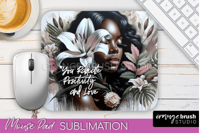 Affirmations Mouse Pad PNG, inspirational Quote Sublimation