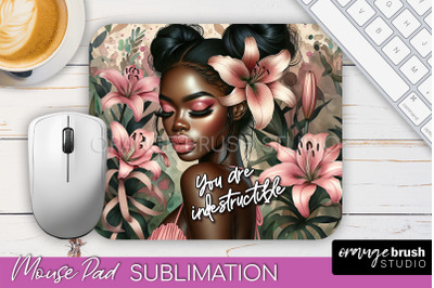 Affirmations Mouse Pad PNG, inspirational Quote Sublimation