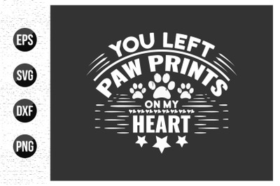 Dog typographic t shirt design vector