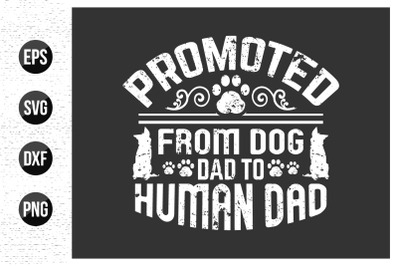 Dog typographic t shirt design vector