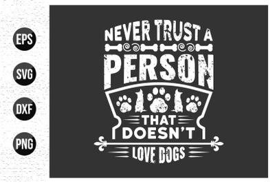 Dog typographic t shirt design vector