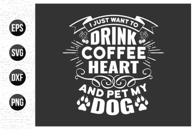 Dog typographic t shirt design vector - Animals quotes design.