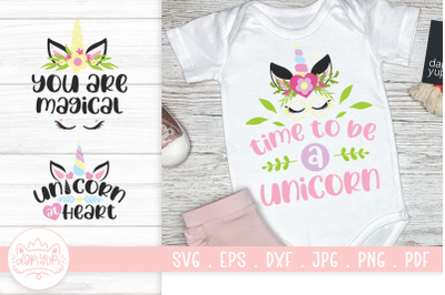 Unicorn Quotes SVG Cut File | Baby Unicorn SVG