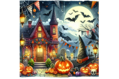 A bundle of 02 Halloween topic background