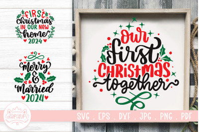 First Christmas Together SVG Cut File