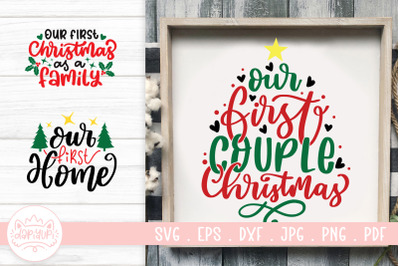 First Christmas Together SVG Cut File