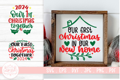 First Christmas Together SVG Cut File