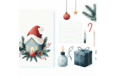 A bundle of Minimalist Christmas flyercard te