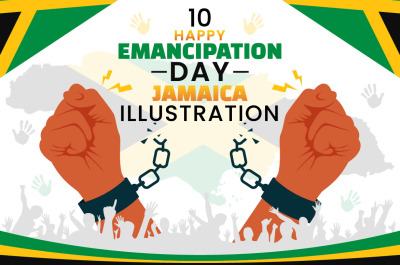 10 Jamaica Emancipation Day Illustration